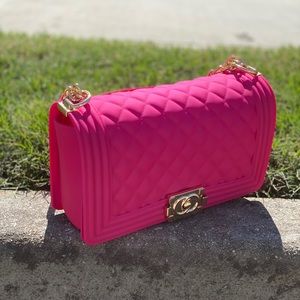 Pink Jelly Handbag